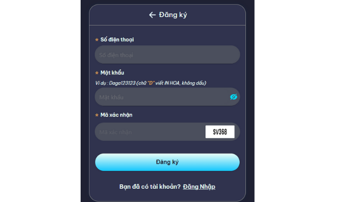 Hướng dẫn đăng ký tài khoản Tiền Đô C123.one
